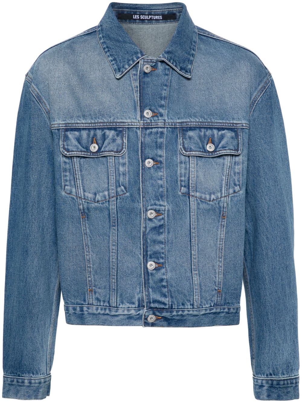 Jacquemus La Veste de-Nîmes Denim Jacket Blue Men Denim Jackets Maison-Kitsune
