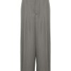 Men Wide Leg Pants Maison-Kitsune Jacquemus Le Pantalon Salti wide-leg Trousers Grey