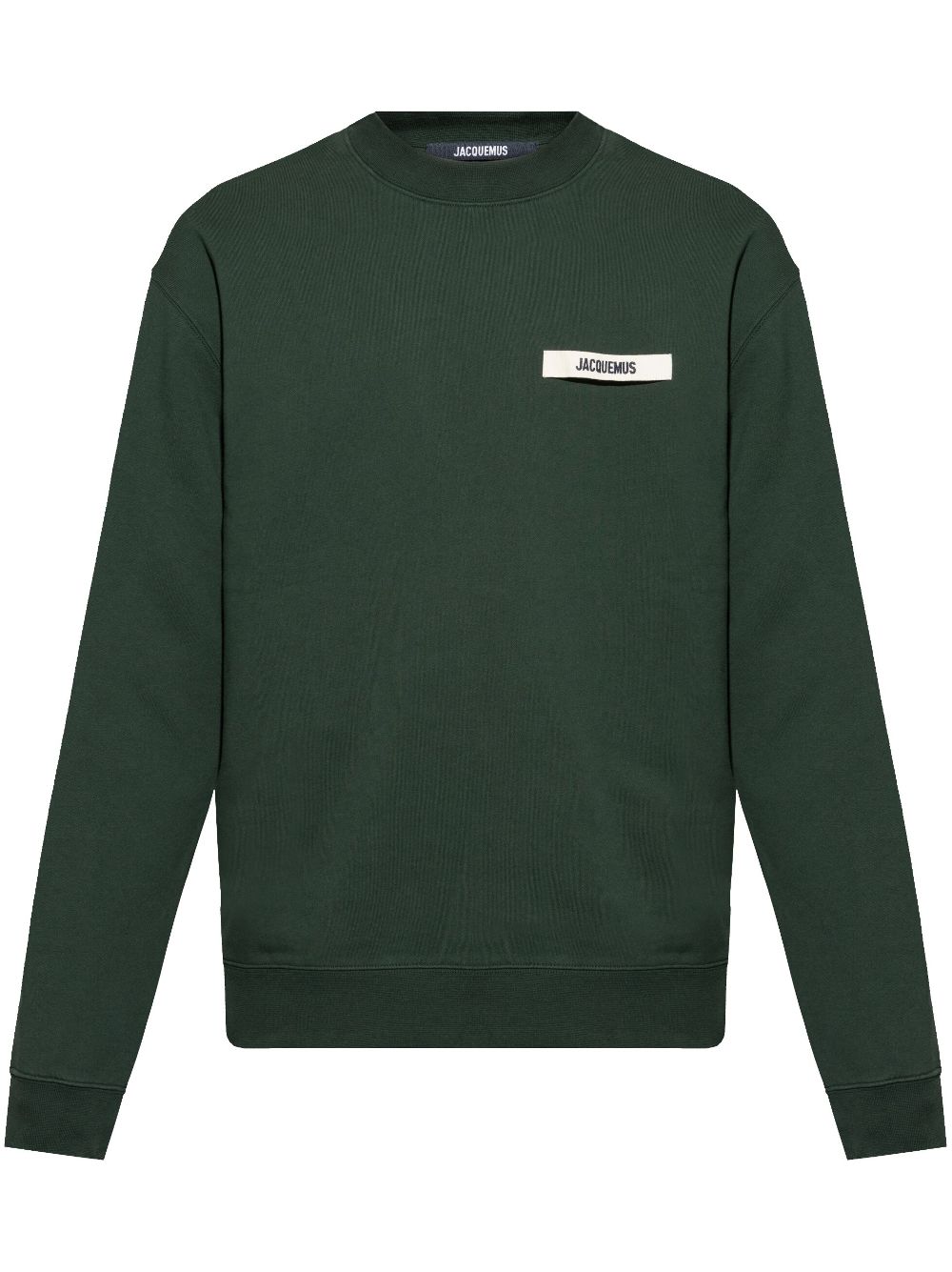 Jacquemus Gros Grain Sweatshirt Green Maison-Kitsune Men Sweatshirts