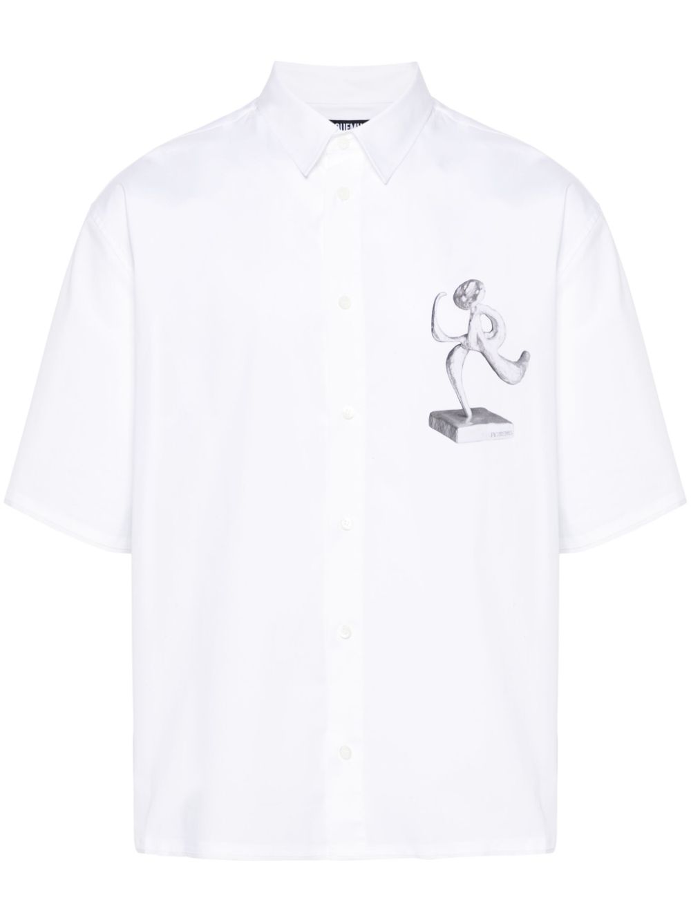 Maison-Kitsune Jacquemus Cabri button-up Shirt Black Men Shirts