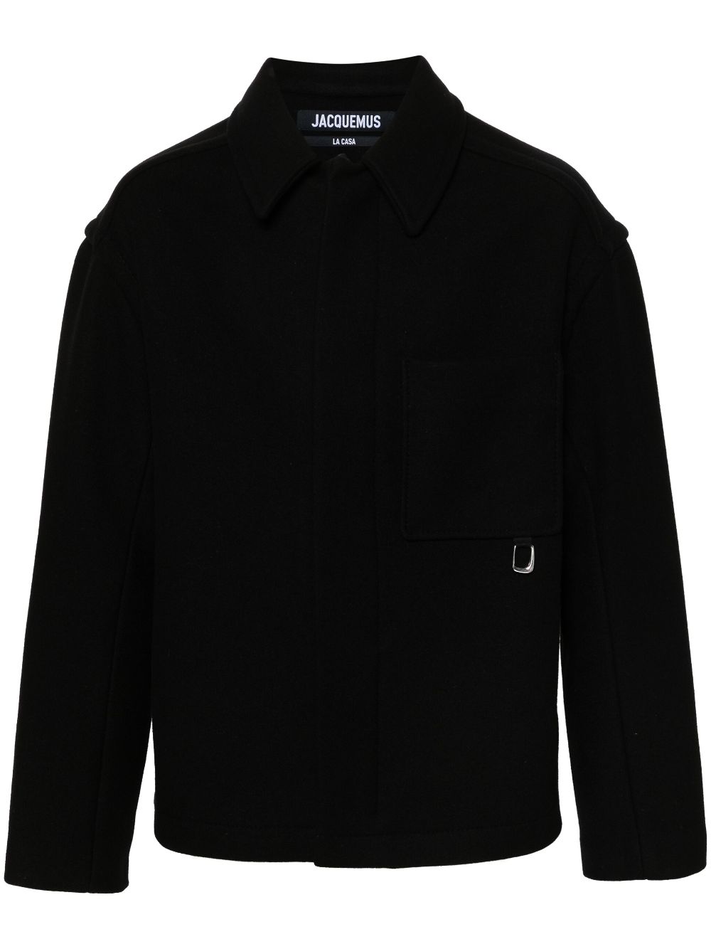 Maison-Kitsune Shirt Jackets Men Jacquemus Le Manteau Court Jacket Black