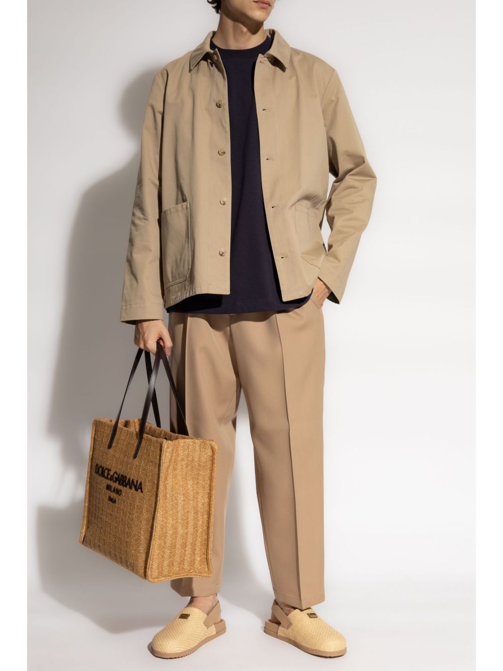 Maison-Kitsune Jacquemus Le Merù Long Sleeves T-shirt Blue Men T-Shirts