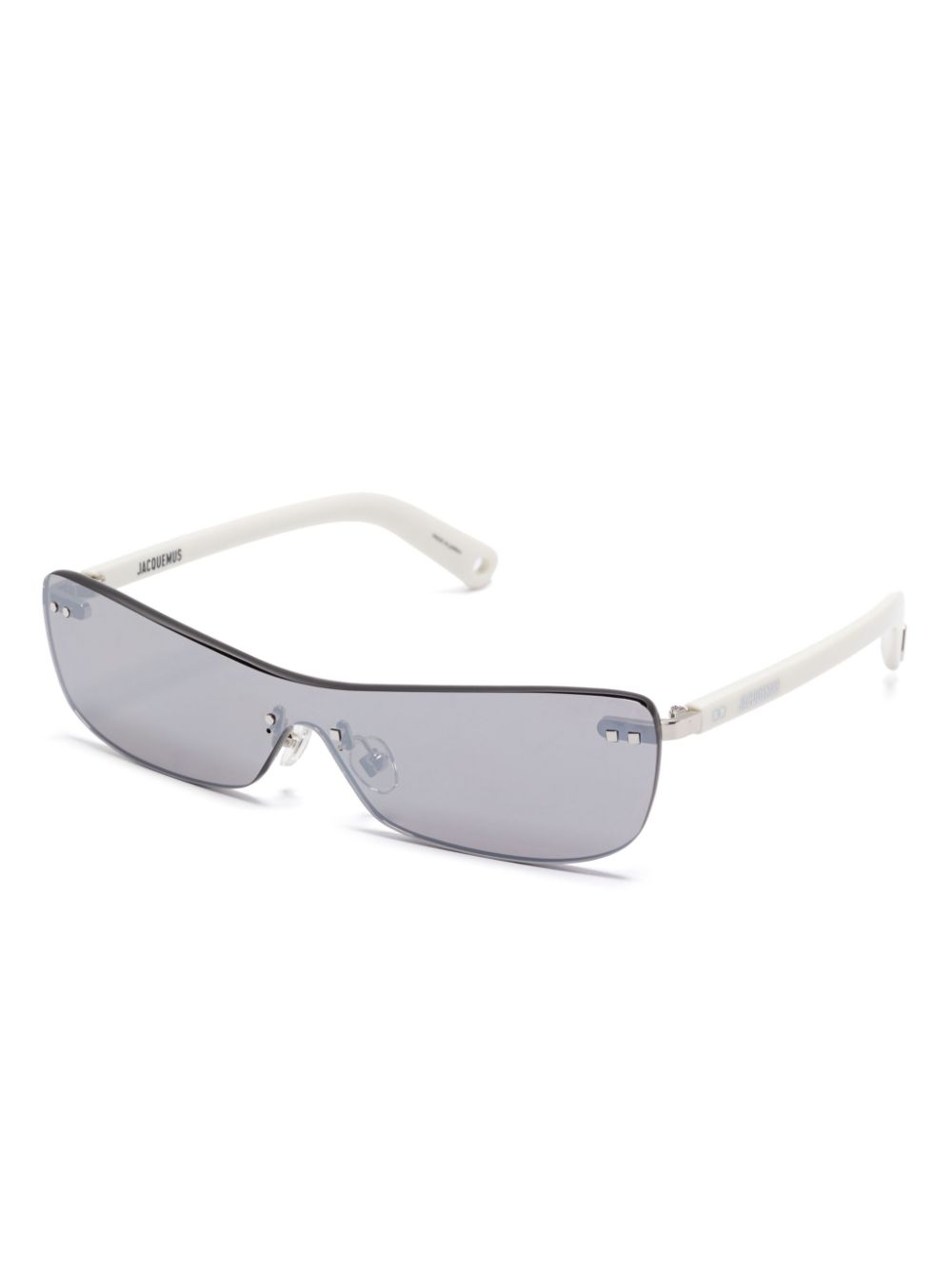 Maison-Kitsune Jacquemus Mirada Sunglasses White Men Sunglasses