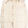 Men Down Jackets Maison-Kitsune Jacquemus Doudoune Padded Shirt Jacket Neutrals