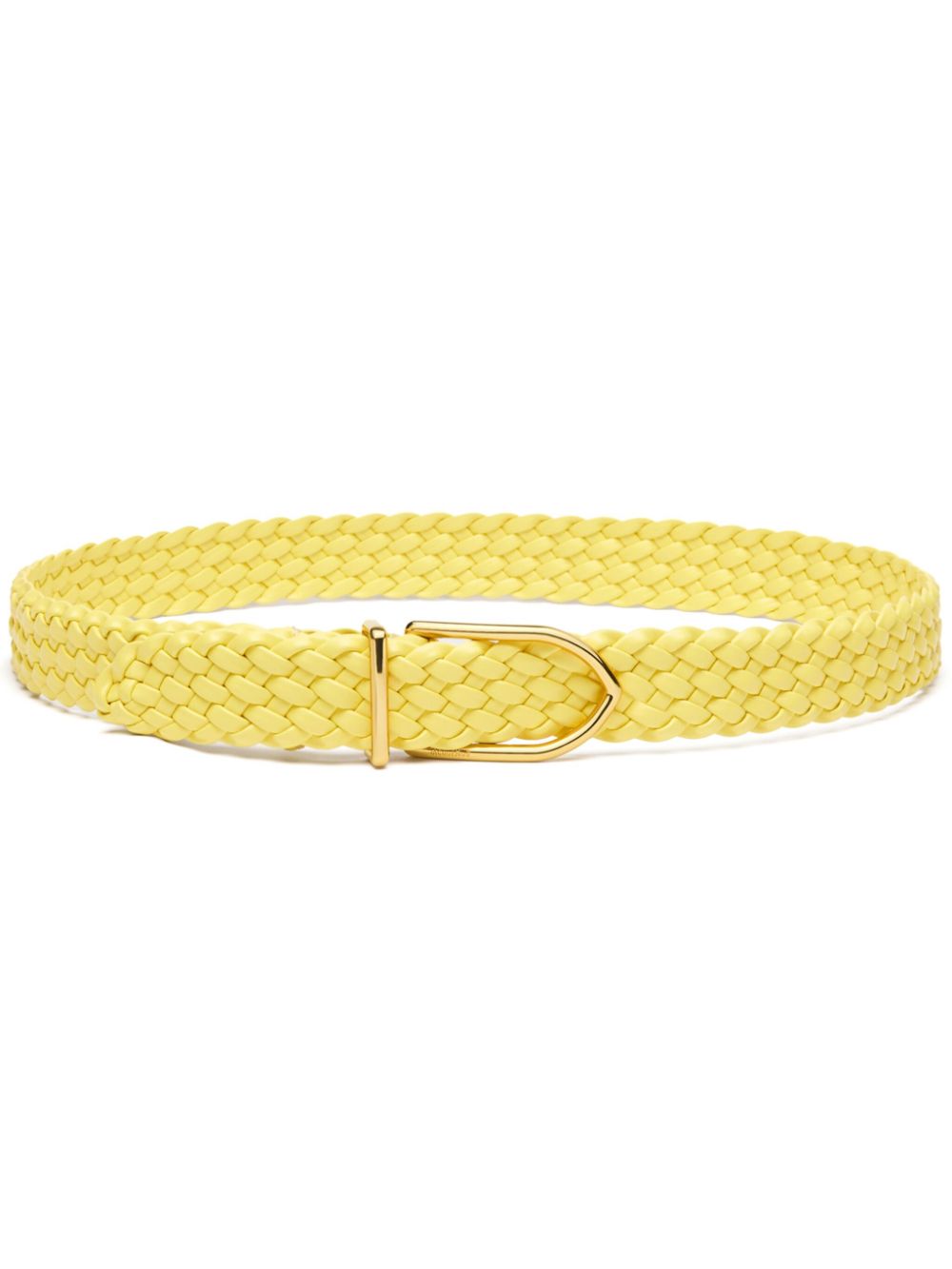 Maison-Kitsune Jacquemus La Ceinture Bambino Leather Belt Yellow Men Belts