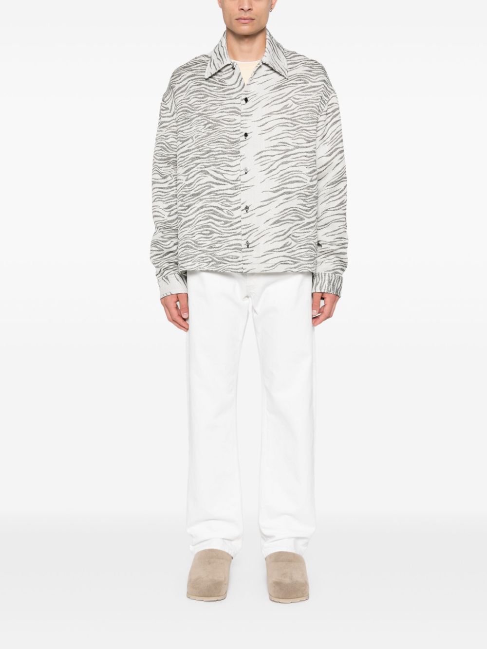 Jacquemus La Chemise Corto Shirt Neutrals Men Shirts Maison-Kitsune