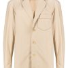 Jacquemus single-breasted Cotton Blazer Brown Men Blazers Maison-Kitsune
