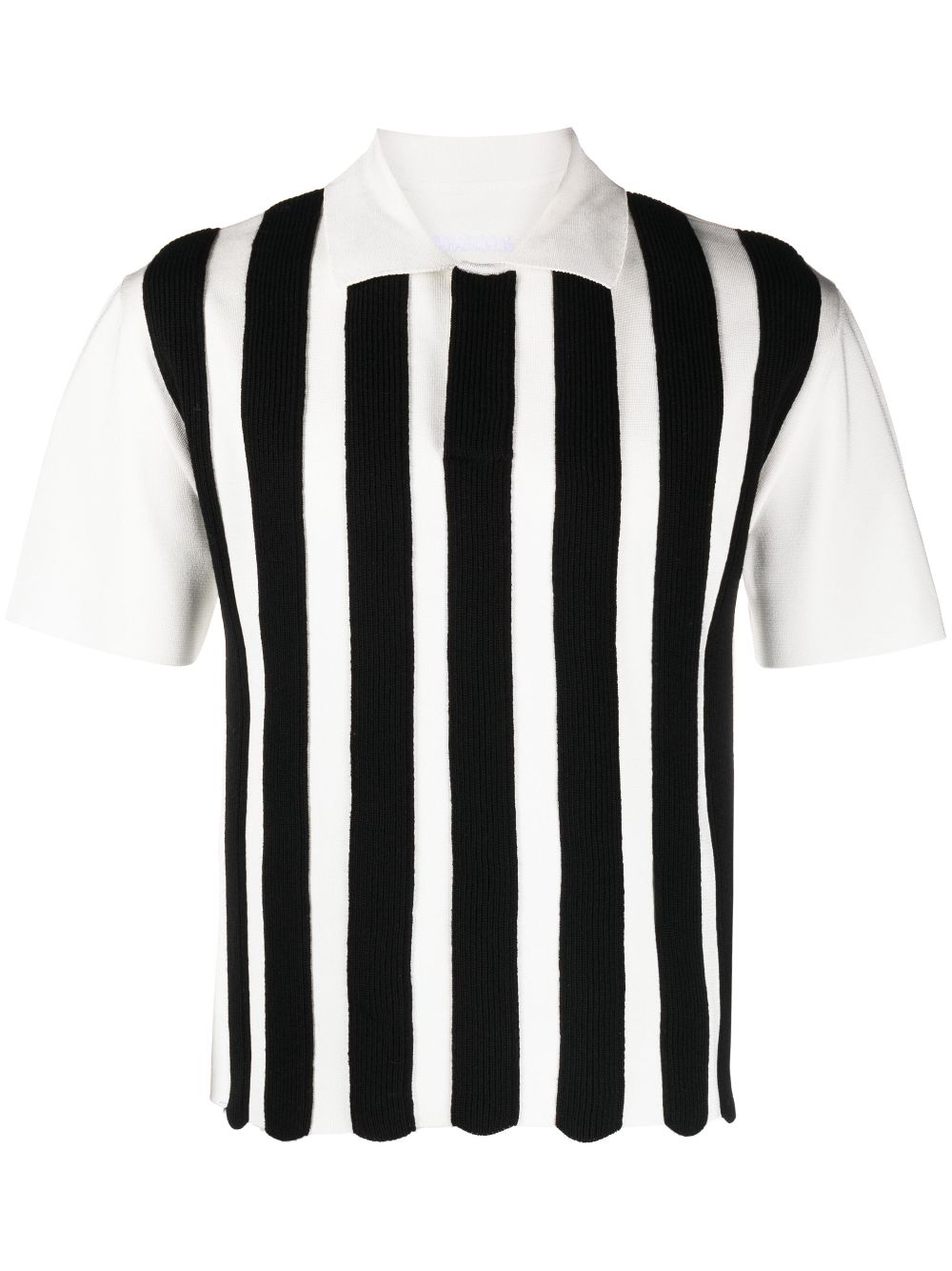 Maison-Kitsune Polo Shirts Men Jacquemus Le Polo Maille Ola Shirt White