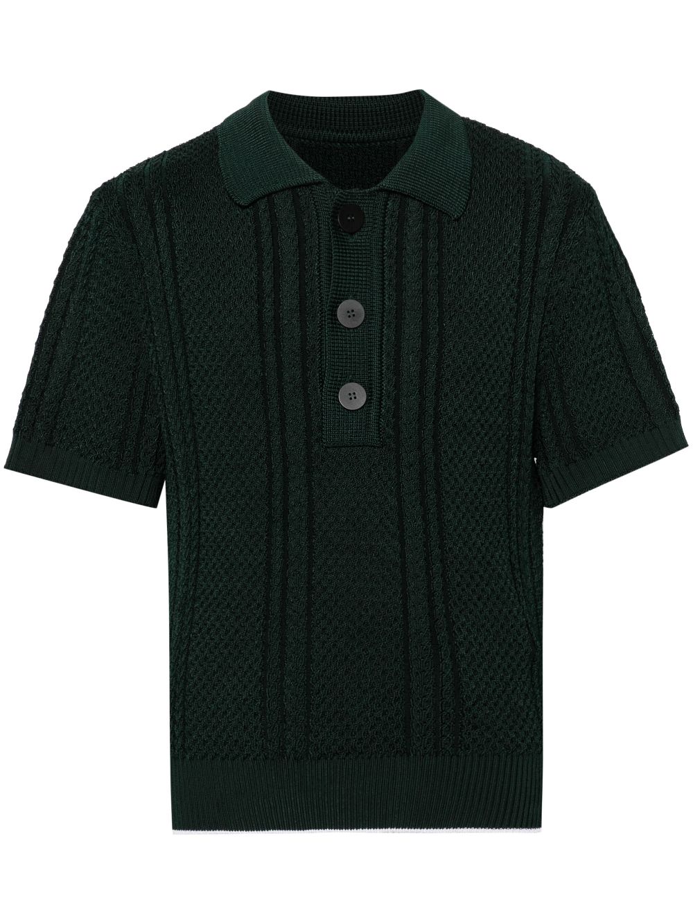 Men Polo Shirts Maison-Kitsune Jacquemus Le Polo Belo Polo Shirt Green
