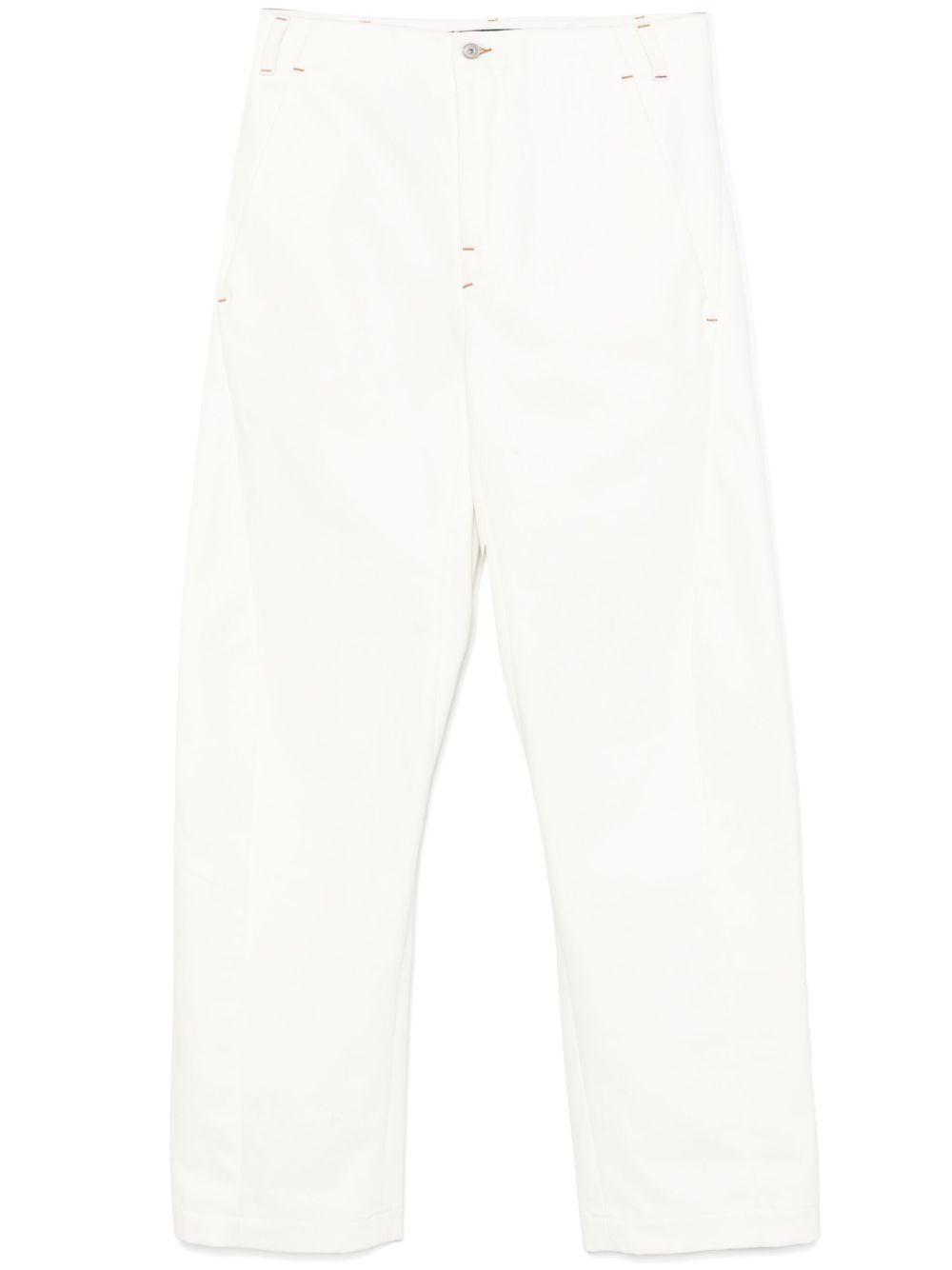 Jacquemus Tapered Jenas White Maison-Kitsune Men Tapered Jeans