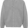 Maison-Kitsune Jacquemus Le Cardigan Boutonné Jacket Grey Men Cardigans