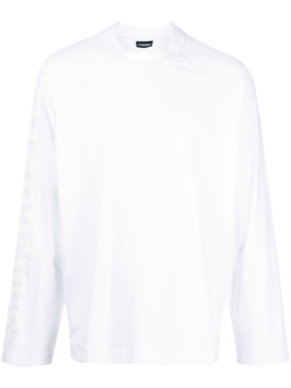 Maison-Kitsune T-Shirts Men Jacquemus Le T-shirt Typo long-sleeve Top White