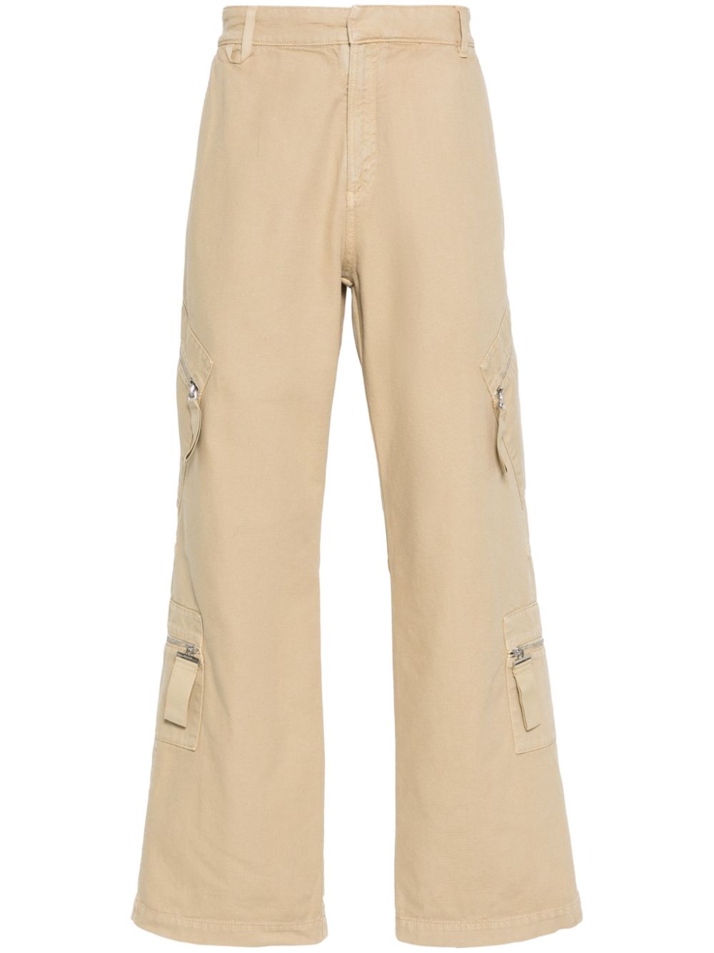 Maison-Kitsune Jacquemus Le Cargo Marrone straight-leg Trousers Neutrals Men Regular-Fit & Straight Leg Pants
