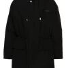 Men Parkas Maison-Kitsune Jacquemus La Parka Marrone Hooded Coat Black