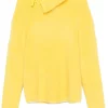 Jacquemus Le Pull Marina Sweater Yellow Maison-Kitsune Men Knitted Sweaters