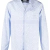 Men Shirts Maison-Kitsune Jacquemus Le Chemise Luis paisley-print Shirt Purple
