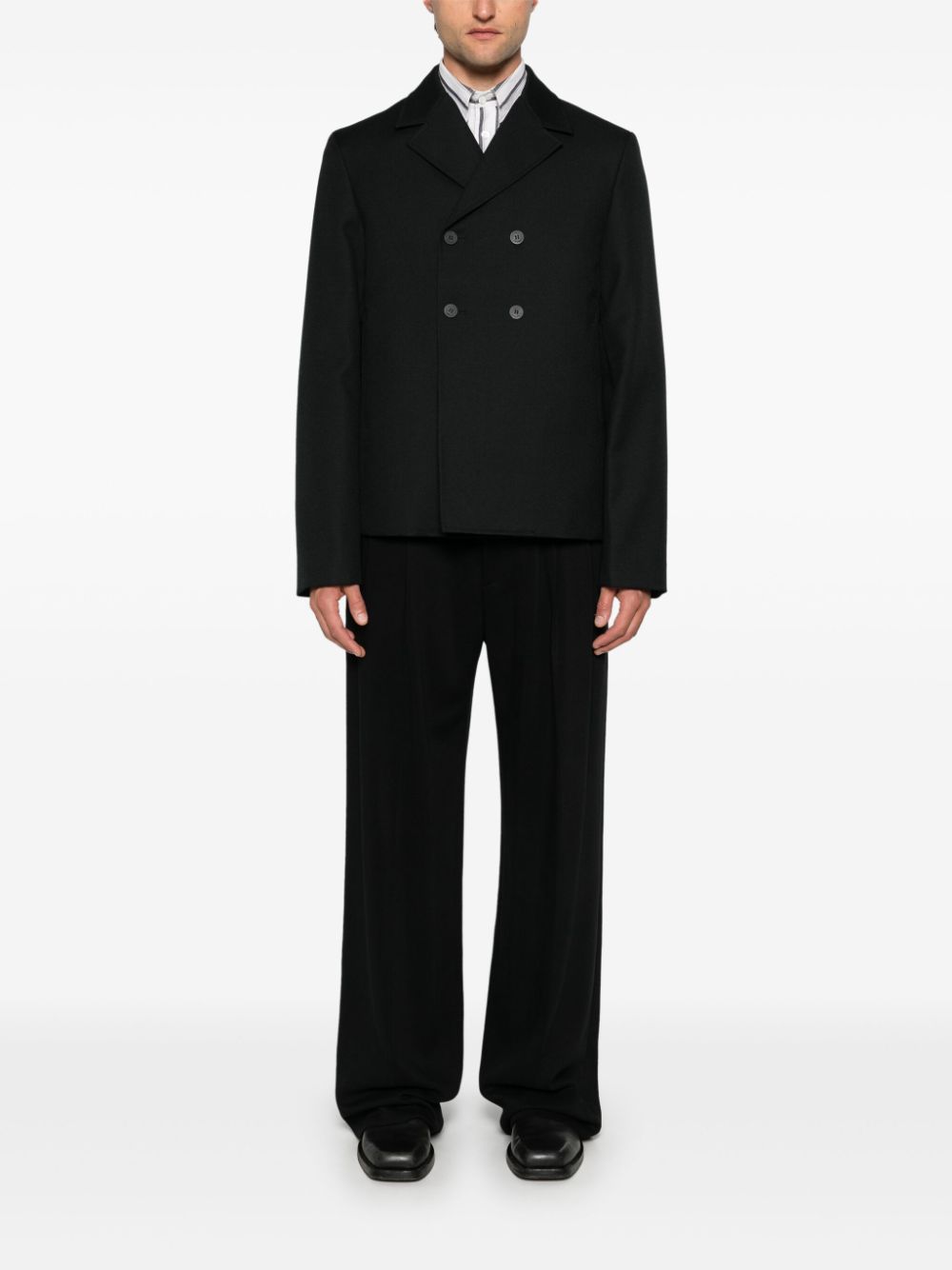 Men Blazers Maison-Kitsune Jacquemus La Veste Blazer Black