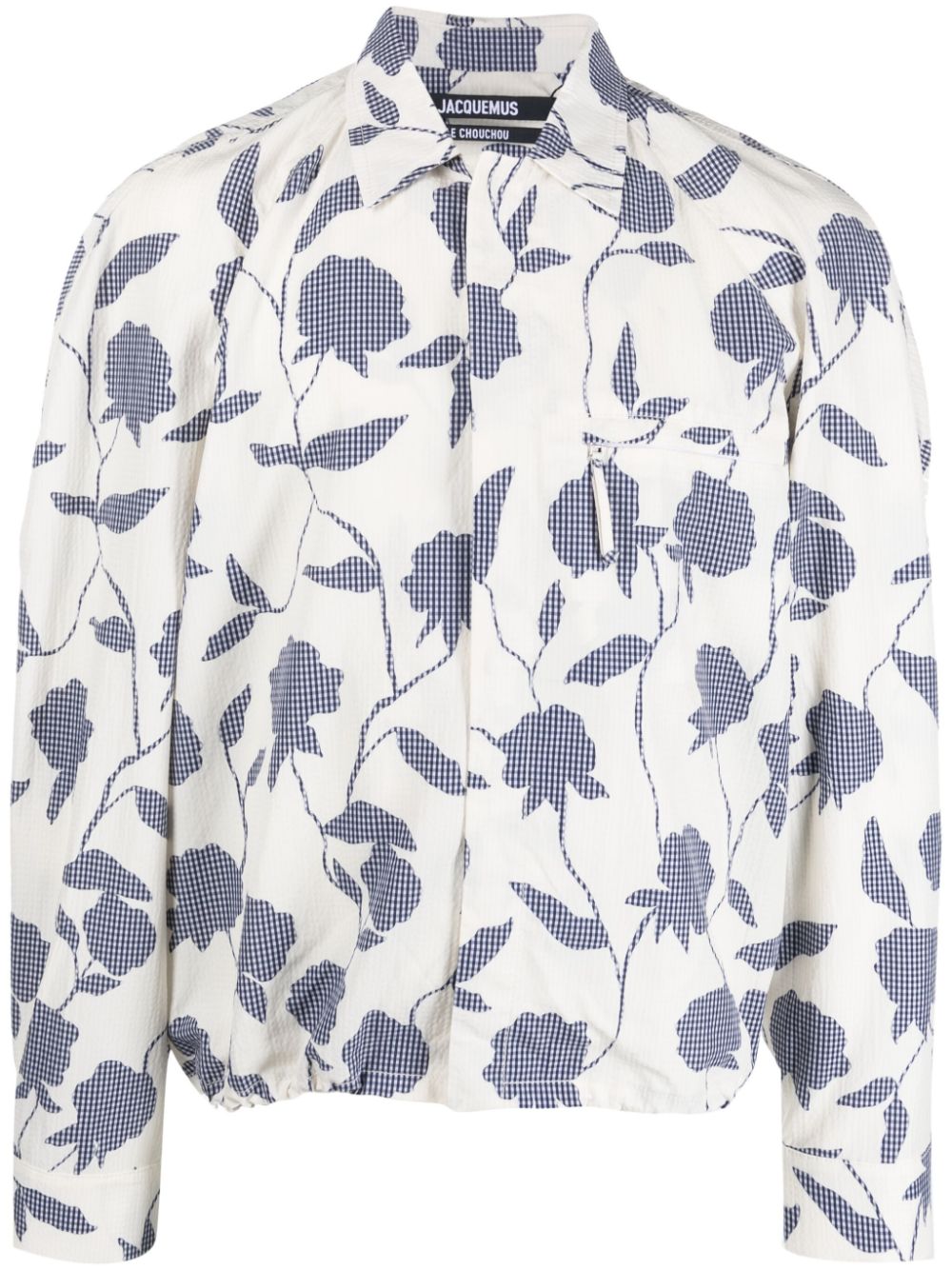 Men Shirts Maison-Kitsune Jacquemus La Chemise Criollo Printed Shirt White