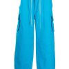 Men Regular-Fit & Straight Leg Pants Maison-Kitsune Jacquemus Giardino Cargo Trousers Blue