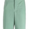 Maison-Kitsune Bermuda Shorts Men Jacquemus Le Short Meio Belted Shorts Green