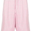 Jacquemus Le Short Gelati Pleated Shorts Pink Maison-Kitsune Men Tailored Shorts