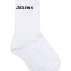 Jacquemus Les Chaussettes Jacquemus Socks White Maison-Kitsune Men Socks