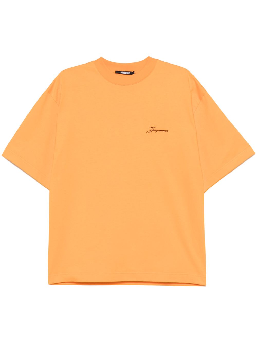 Maison-Kitsune Jacquemus Le Halteres T-shirt Orange Men T-Shirts