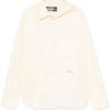 Jacquemus Le Cuadro Shirt Yellow Maison-Kitsune Men Shirts
