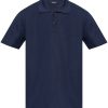 Maison-Kitsune Polo Shirts Men Jacquemus Le Polo Maille Polo Shirt Blue