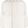 Maison-Kitsune Shirts Men Jacquemus La Chemise Boulanger Shirt Neutrals