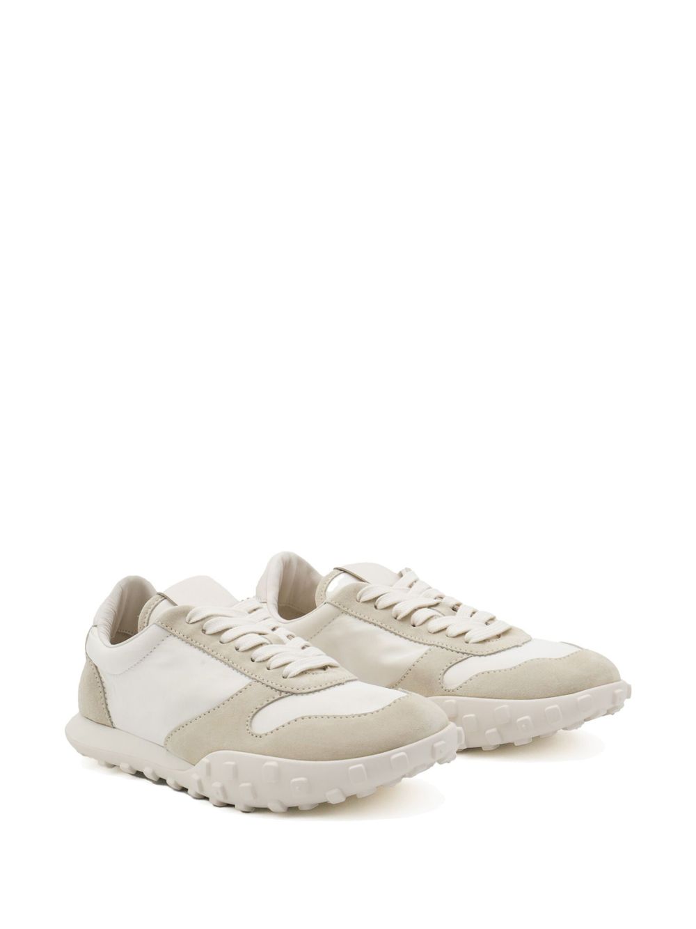 Maison-Kitsune Jil Sander Leather Sneakers White Men Low-Tops