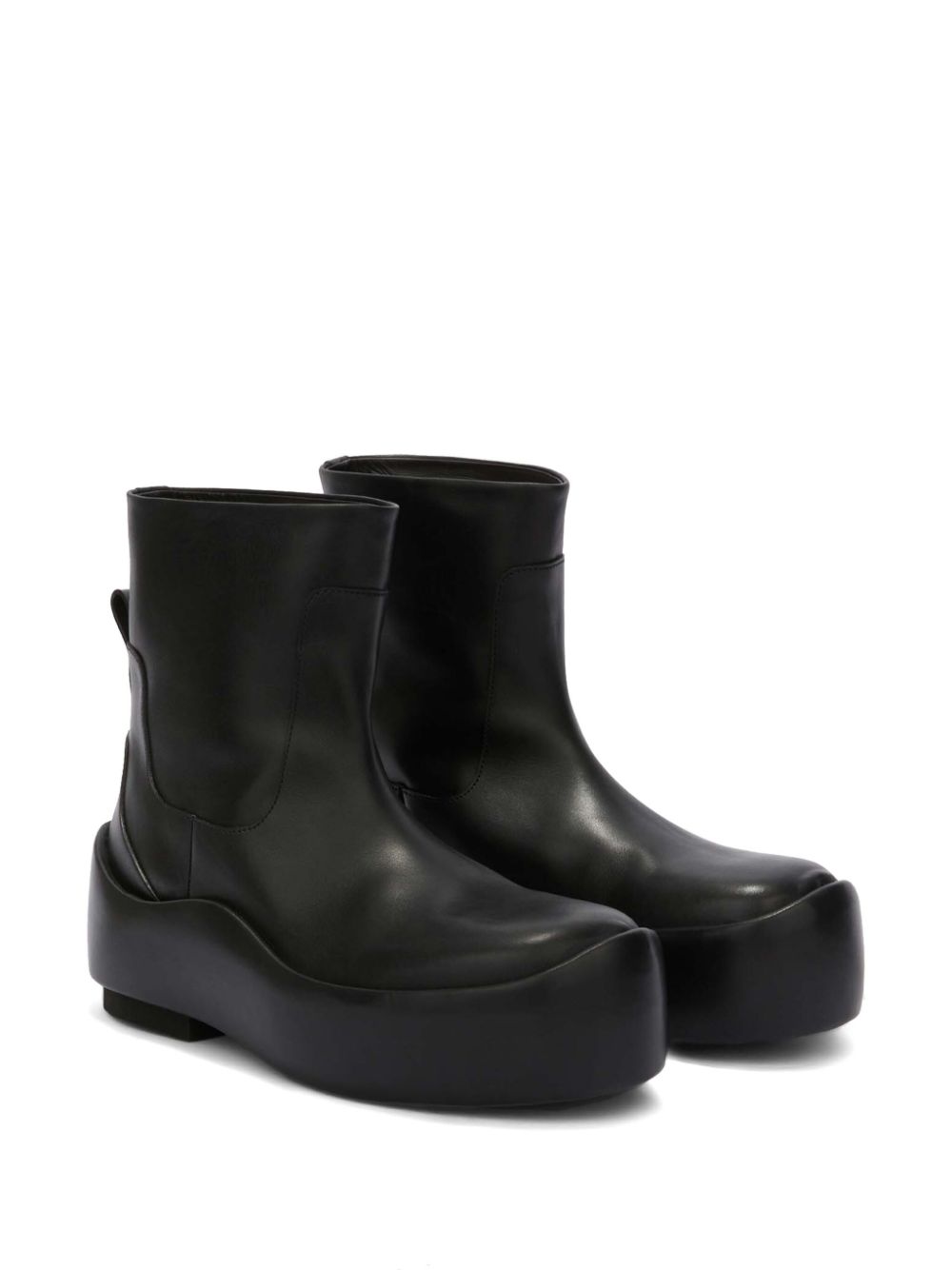 Jil Sander Leather Ankle Boots Black Maison-Kitsune Men Boots