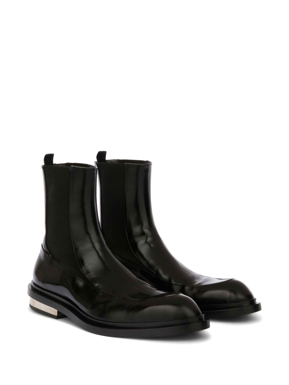Jil Sander Leather Chelsea Ankle Boots Black Maison-Kitsune Men Boots