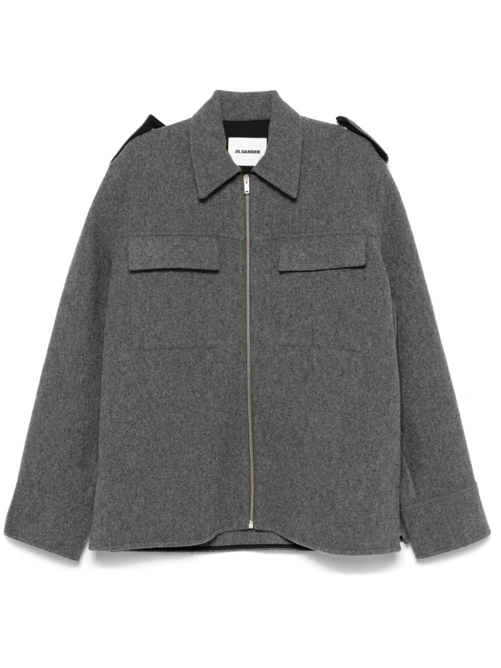 Men Shirts Maison-Kitsune Jil Sander Textured Shirt Grey