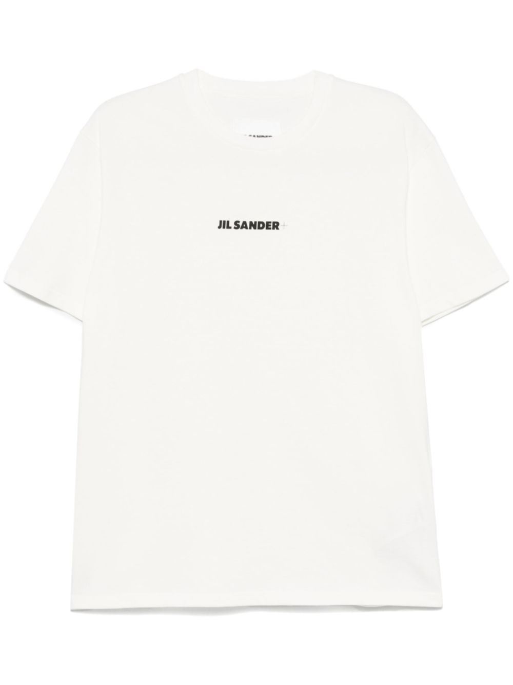 Maison-Kitsune Jil Sander logo-print T-shirt Neutrals Men T-Shirts