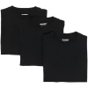 Maison-Kitsune Jil Sander short-sleeve 3-pack T-shirts Black Men T-Shirts