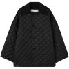 Jil Sander Quilted Jacket Black Maison-Kitsune Men Down Jackets