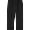 Maison-Kitsune Jil Sander straight-leg Trousers Black Men Regular-Fit & Straight Leg Pants