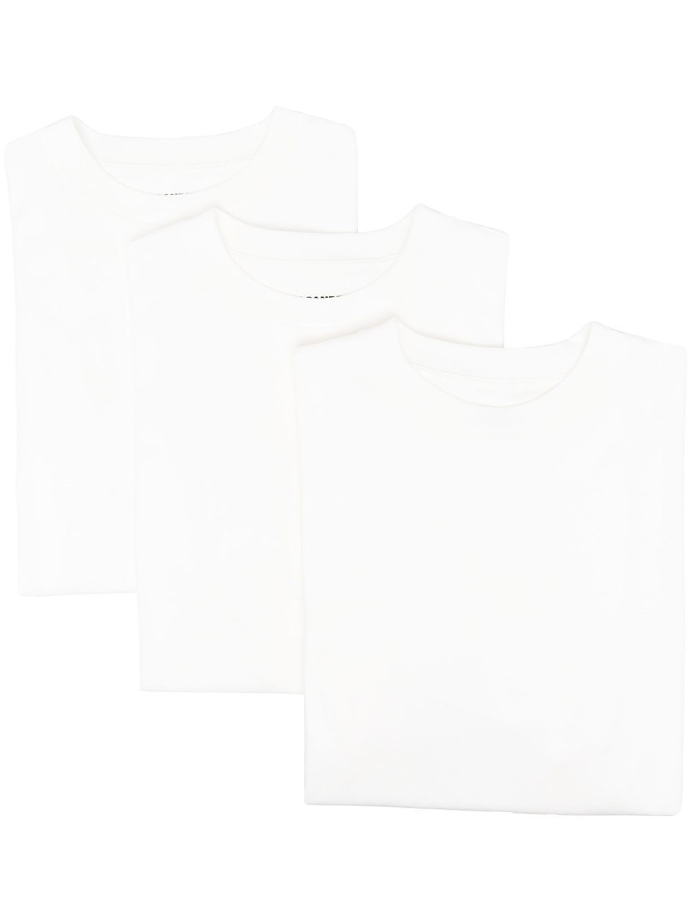 Jil Sander short-sleeve 3-pack T-shirts White Maison-Kitsune Men T-Shirts