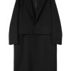 Jil Sander Tailored Coat Black Maison-Kitsune Men Single Breasted Coats