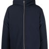 Maison-Kitsune Jil Sander Hooded Padded Jacket Blue Men Hooded Jackets