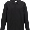 Maison-Kitsune Jil Sander sip-up Shirt Black Men Shirts