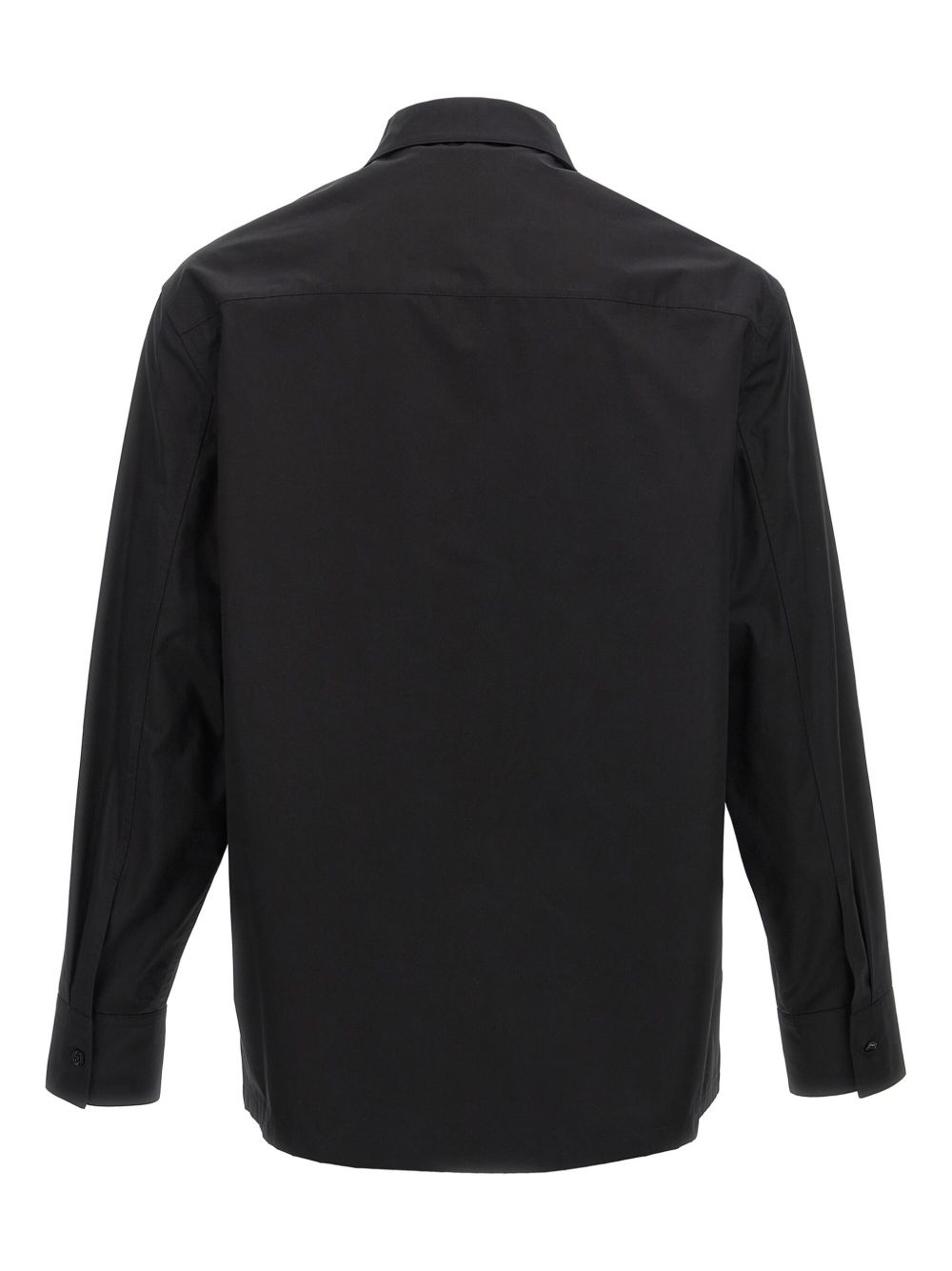 Maison-Kitsune Jil Sander sip-up Shirt Black Men Shirts