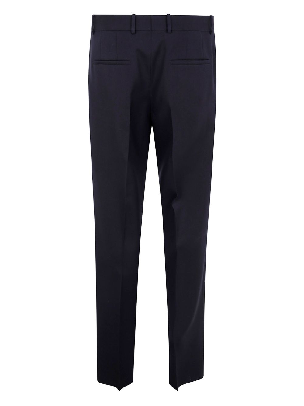 Jil Sander Lightweight Wool Gabardine Trousers Blue Men Chinos Maison-Kitsune