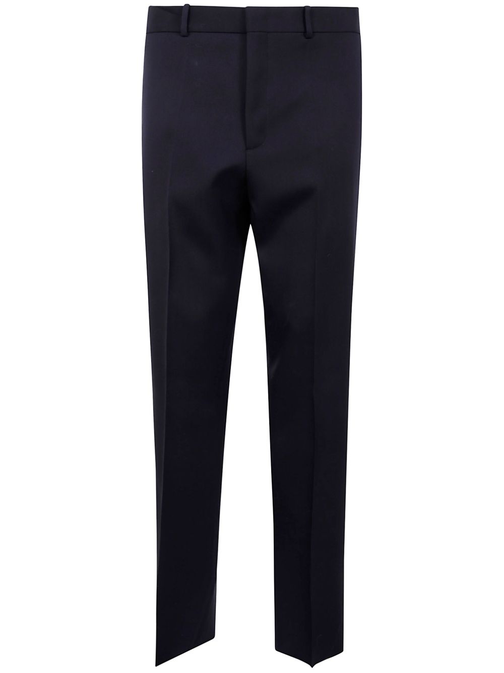 Jil Sander Lightweight Wool Gabardine Trousers Blue Men Chinos Maison-Kitsune