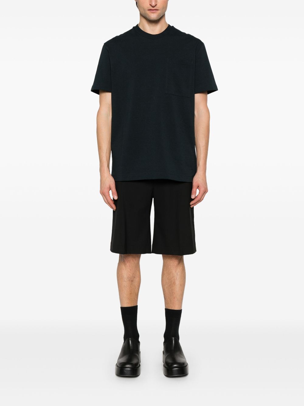 Men T-Shirts Maison-Kitsune Jil Sander crew-neck T-shirt Blue