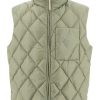Maison-Kitsune Waistcoats & Gilets Men Jil Sander Quilted Gilet Green