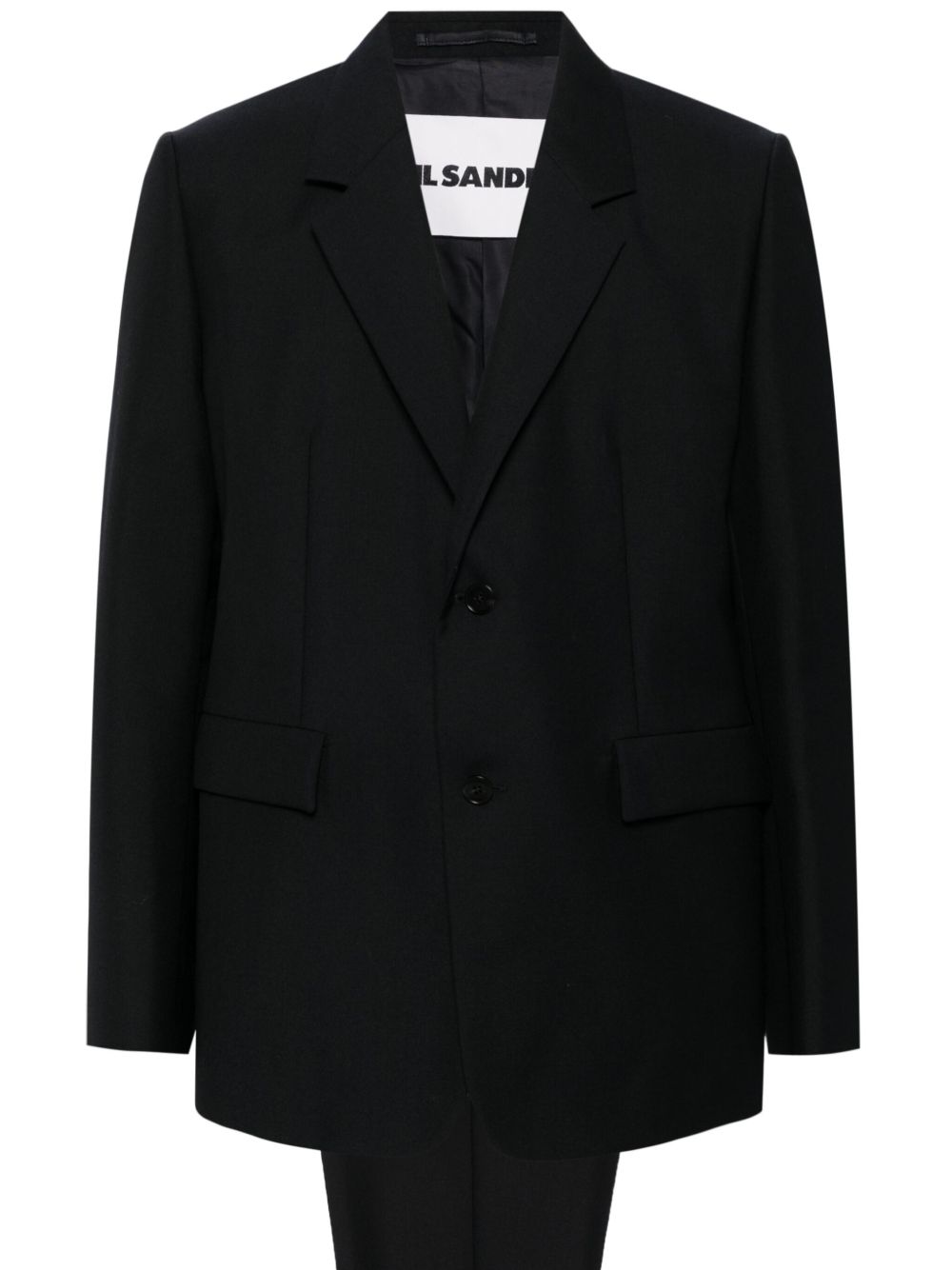 Maison-Kitsune Jil Sander single-breasted Relaxed Fit Tailored Suit Blue Men Single Breasted Suits