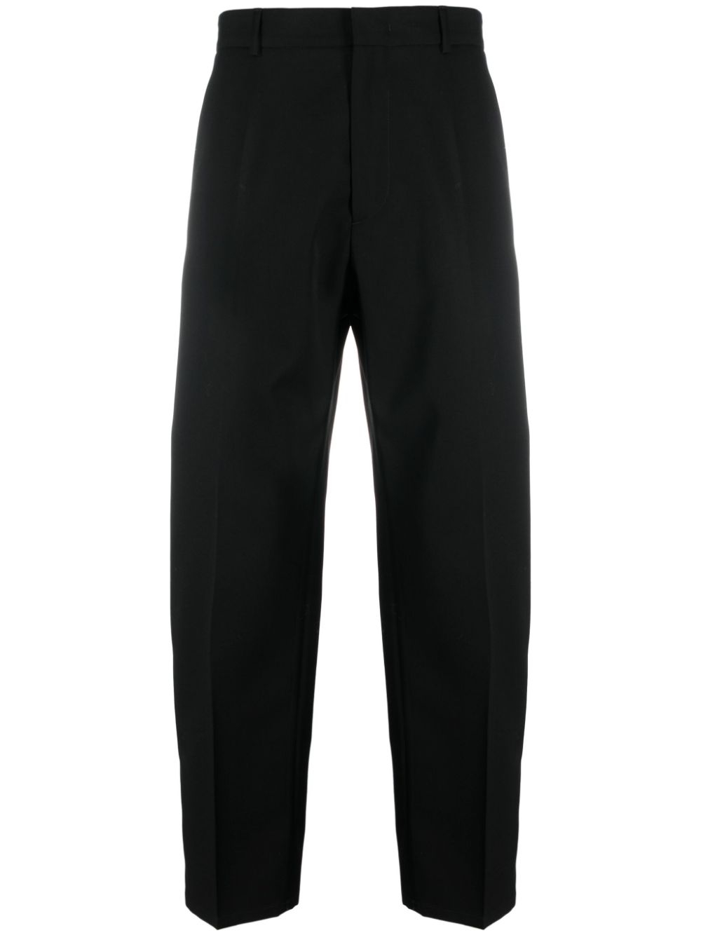 Maison-Kitsune Jil Sander tapered-leg Tailored Trousers Black Men Tapered Pants