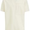 Maison-Kitsune Jil Sander Wool t-shirt Neutrals Men T-Shirts